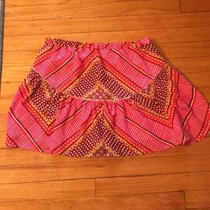 Banana republic skirt, multi color pattern